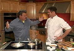 Cooking in Dacor Designer Kitchen at S&W TV and Appliance in East Providence